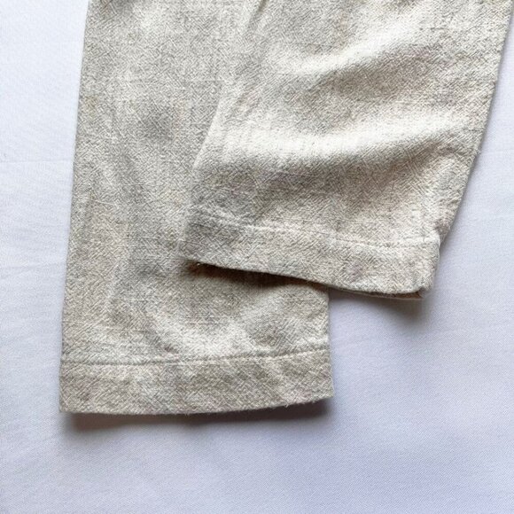 AMANDA MOSS NEALA LINEN BLEND TUNIC TOP IN OATMEAL CREAM - XS - Picture 9 of 11